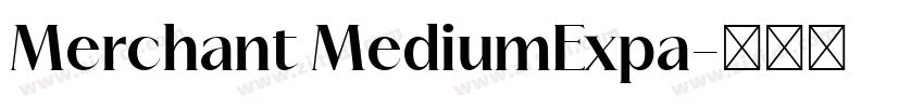 Merchant MediumExpa字体转换